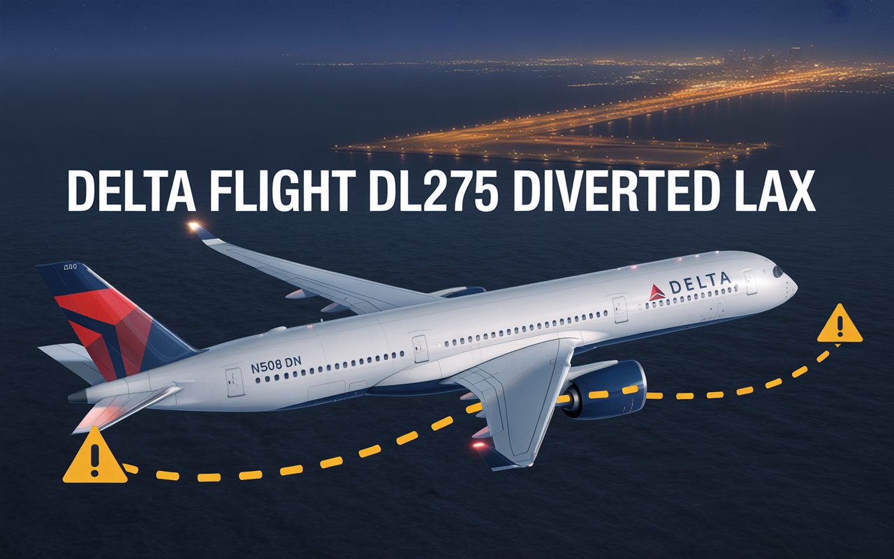 Delta Flight DL275 Diverted LAX