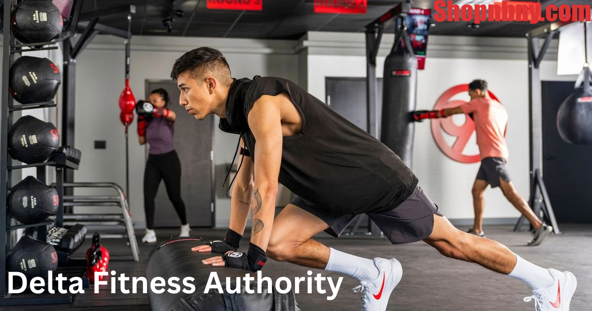 Members working out at Delta Fitness Authority gym with trainers and modern equipment