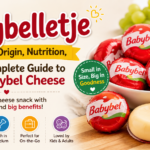 Babybelletje guide feature image showing Mini Babybel cheese, nutrition benefits, and overview of meaning, origin, and uses of Babybel cheese snack