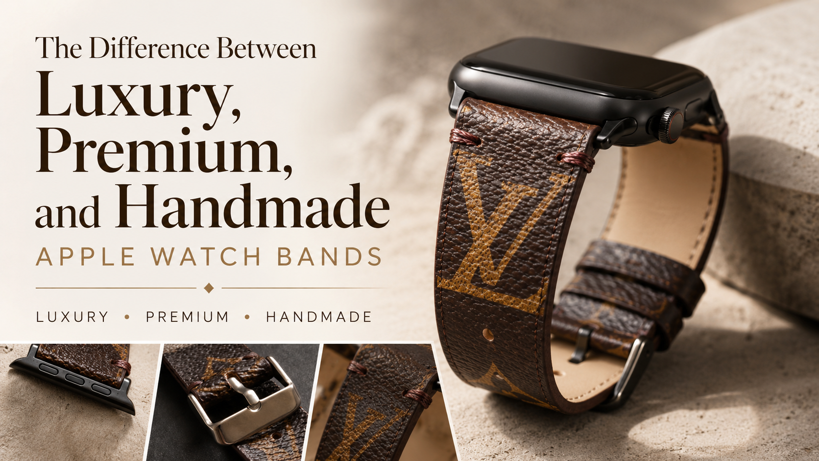 The Difference Between Luxury, Premium, and Handmade Apple Watch Bands